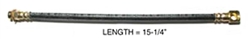 1972 - 1973 Camaro FRONT Disc Brake Flex Hose, Rubber Each