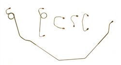 1969 Camaro FRONT Brake Lines Set, For Power Disc OE Style Design