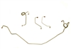 1980 - 1981 Camaro Front Brake Lines Set, Power Disc