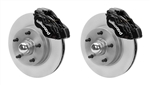 1970 - 1981 Camaro Wilwood Front Disc Brake Kit Forged Dynalite Classic Series Black, 11 Inch Rotor, for Use w/ Pro Drop Spindles