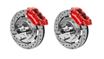 1970 - 1981 Camaro Wilwood Dynapro Radial Big Brake, Front Disc Brake Kit Red, 11.75 Inch Rotor, for Use w/ Pro Drop Spindles