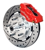 1967 - 1969 Camaro Forged Dynalite Big Brake Front Brake Kit, Choose Red or Black Calipers, 12.19" Drilled Slotted Rotors