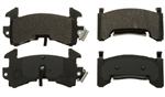 1982 - 1992 Camaro Front Disc Brake Pads Set, Single Piston w/out Performance Package, OE Semi-Metallic