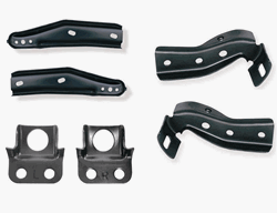 1969 Camaro Front Bumper Mounting Brackets Set, 6 Piece Kit