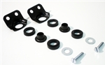 1969 Camaro Outer Endura Bumper Brackets Kit with Bushings and Hardware, 12 Pieces