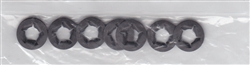 1978 - 1981 Air Deflectors Hardware Set, Front Bumper, 8 Push-On Nuts