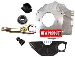 New Chevy 3858403 Bellhousing Kit with Cover, Fork, Bearing, Boot and more, 10.5"