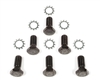1967 - 1981 Chevy Camaro Clutch Flywheel Bolts Set with Washers, Manual Transmission