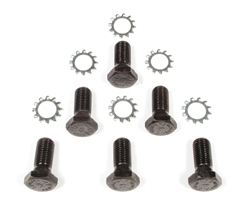 1967 - 1981 Chevy Camaro Clutch Flywheel Bolts Set with Washers, Manual Transmission