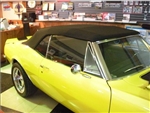 1967 - 1969 Camaro Premium Cloth Convertible Top, Zipper Plastic Window