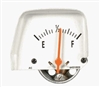 1968 - 1969 Camaro Console Fuel Gas Gauge, Silver Face