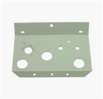 1968 - 1969 Console Gauge Mounting Plate, FUEL and OIL FRONT