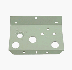 1968 - 1969 Camaro Console Gauge Mounting Plate, FUEL and OIL FRONT