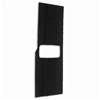 1967 Four Speed Console Shifter Plate Slider, Black Plastic