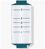 1968 - 1969 Console Shift Plate Indicator Pattern Lens, Automatic Powerglide, Acrylic with Correct Green Print