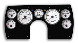 1982 - 1989 Camaro PERFORMANCE WHITE MECHANICAL SPEEDO Dash Instrument Cluster Gauge Kit: Speedometer, Tachometer, Oil Pressure, Water Temp, Voltmeter, Fuel