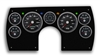 1982 - 1989 Camaro PERFORMANCE BLACK ELECTRIC SPEEDO Dash Instrument Cluster Gauge Kit: Speedometer, Tachometer, Oil Pressure, Water Temp, Voltmeter, Fuel