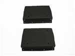 1967 - 1969 Camaro Convertible Rear Radio Speaker Enclosure Housing Boxes, Pair