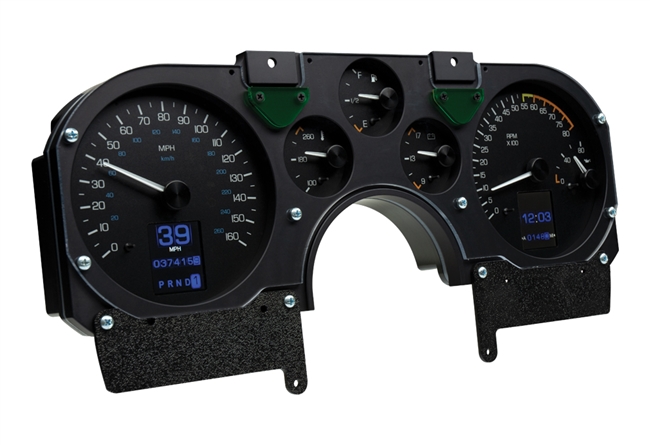 Image of 1982 - 1989 Camaro RTX Custom Dash Instrument Cluster, Speedometer, Tachometer, Oil Pressure, Water Temp, Voltmeter and Fuel Gauge Kitl