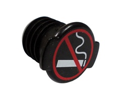 Dash Cigarette Lighter Filler Plug Cap with No Smoking Symbol