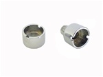 1967 - 1968 Camaro Dash Headlight Switch and Wiper Switch Nuts Set, Chrome Plated, 2 Pieces