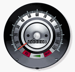 1968 Camaro Dash Speedometer, Replaces GM 6481843