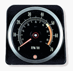 1969 Camaro Dash Tach, TACHOMETER 5000 - 7000 Redline, 6469381