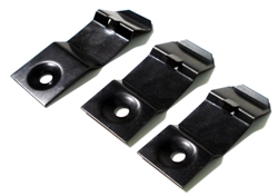 1970 - 1978 Camaro Dash Pad Clips Set for Original GM Dash Pads, Padded, 2 Short and 1 Long