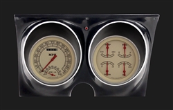 1967 - 1968 Dash Instrument Cluster Housing with Gauges (Vintage), Custom OE Style