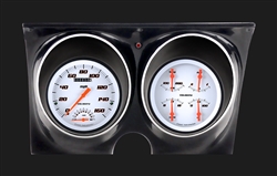 1967 - 1968 Dash Instrument Cluster Housing with Gauges (Velocity White), Custom OE Style