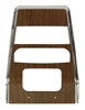 1968 Camaro Center Dash Panel with Walnut Woodgrain