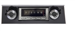 1967 - 1968 USA-740 Camaro Radio with Bluetooth, AM/FM Stereo, USB, CD Control, Auxiliary Input, with Black Bezel