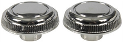 1967 - 1968 Camaro Chrome Radio Knobs, Pair