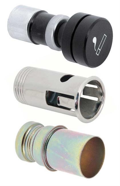 Image of the new Rochester Style 82-89 Camaro Cigarette Lighter Kit