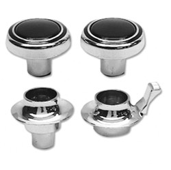 1969 - 1970 Camaro Radio Knobs Set, Mono, 4 Pieces | Camaro Central