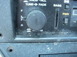 1982 - 1992 Camaro Radio Knob, Fader Balance