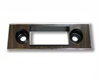 1967 - 1968 Camaro Radio Face Plate, Center Dash, Walnut Woodgrain and Chrome Plastic