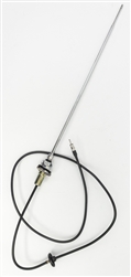 1969 Radio Antenna, Correct Style, AM, Front Fender Mount, Telescoping