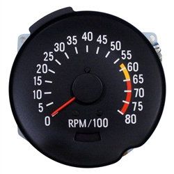 1970 - 1972 Camaro Original Restored Dash Instrument Cluster Gauge, TACHOMETER, 8000 Redline