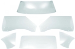 1968 - 1969 Camaro CLEAR COUPE Hardtop Glass Kit, 6 Pieces