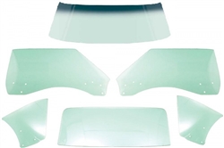 1968 - 1969 Camaro TINTED COUPE Hardtop Glass Kit, 6 Pieces