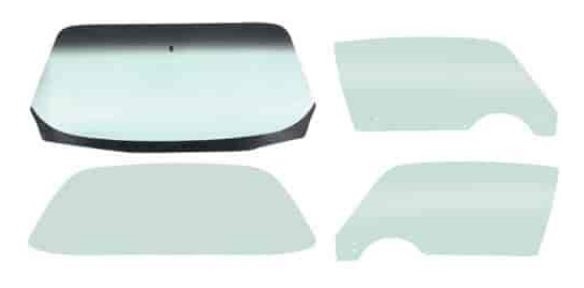 1970 - 1974 Camaro Factory Tinted Glass Kit, All 4 Pieces