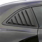 2010 - 2015 Camaro Side Rear Quarter Window Glass Louver Sunshade Closeout Cover, Smooth Paintable Finish