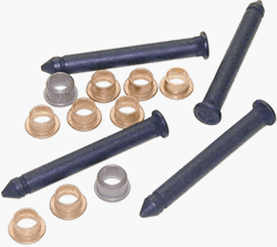 1967 - 1969 Camaro Door Hinge Pins and Bushings Set, 14 Pieces