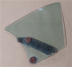 1967 - 1969 Camaro Quarter Window Glass, Tinted Date Coded, Right Hand GM Used