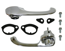 1967 - 1969 Camaro Outside Chrome Door Handles Kit, TRIM PARTS