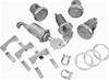 1967 Camaro Locks Set, Complete with Original GM Octagon Head Style Keys