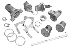 1969 Camaro Complete Locks Set, GM Square Headed Keys