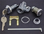 1969 Locks Set, Glove Box and Trunk, GM Style Round Headed Keys