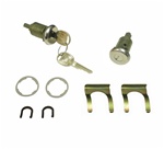1970 - 1981 Camaro Door Locks Set, Long Cylinder 3/4 Inch, Round Headed GM Keys